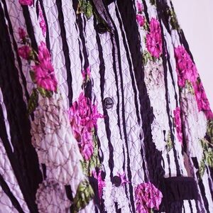 Vintage Landi Fancy Reversible Quilted Coat.